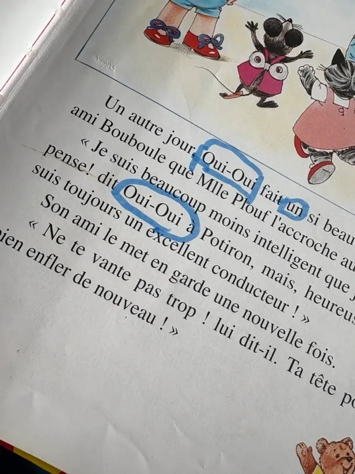 3 histoires de oui oui: Oui oui à l'école- oui oui et la lapinzé- méfie toi oui oui - photo numéro 3