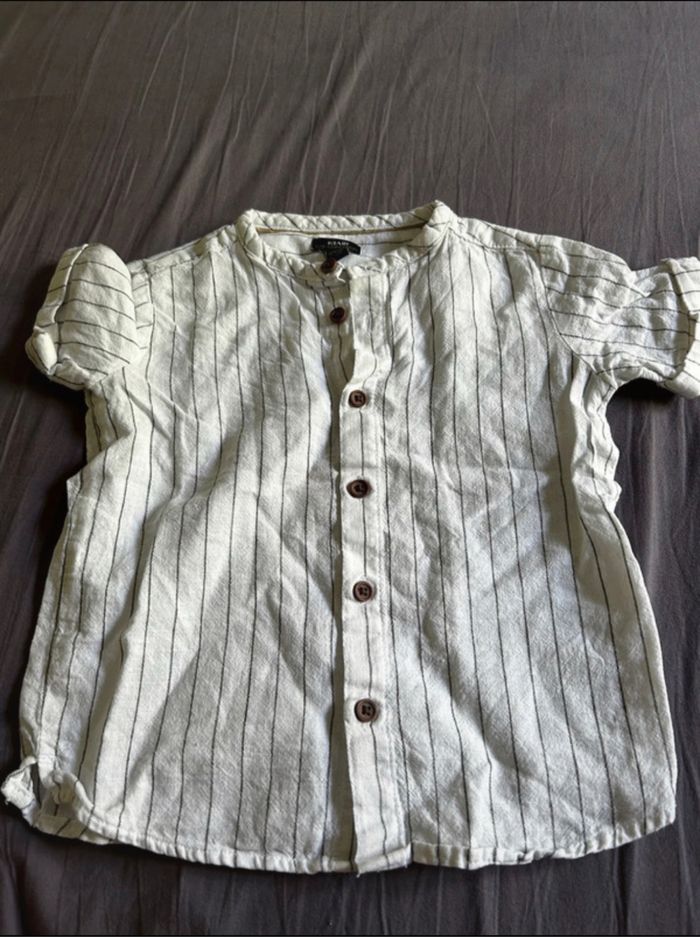 Chemise manche courte garçon