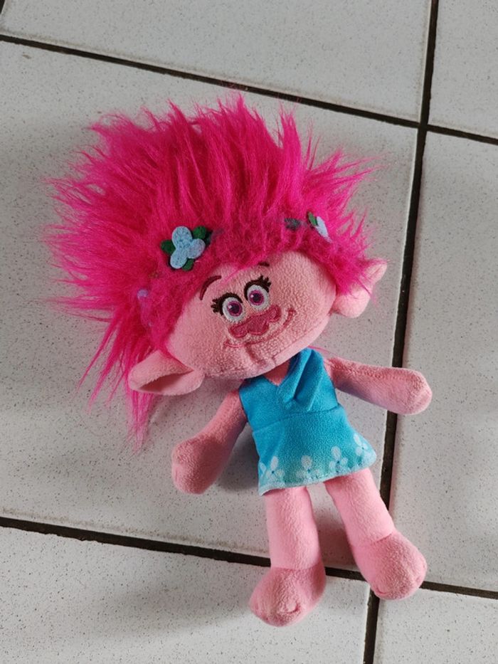 Peluche troll rose - photo numéro 2