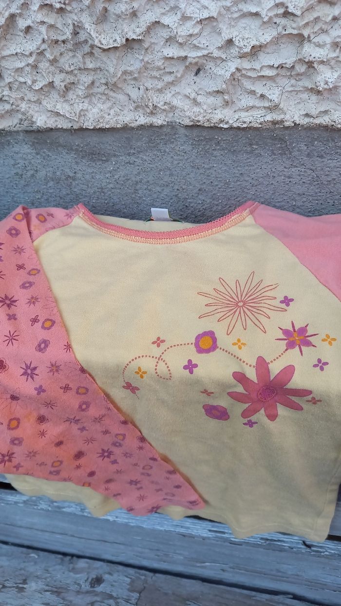 Tee shirt fille 2/3 ans manches longues - photo numéro 3