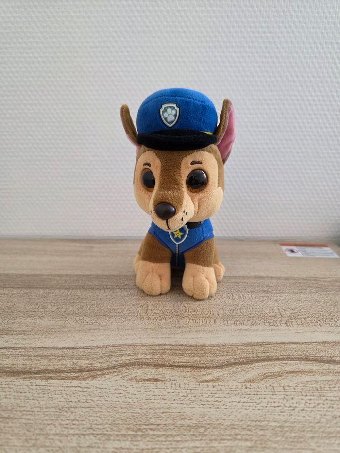 PELUCHE CHASE POLICE PAW PATROL TY PATROUILLE - photo numéro 5