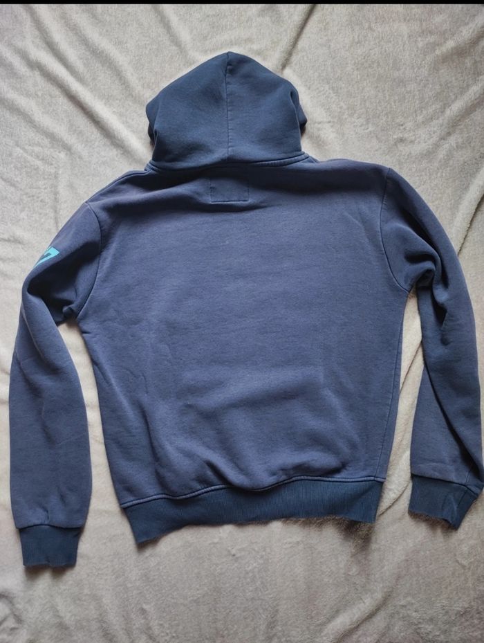 Sweat à capuche bleu marine taille M Cabaneli - photo numéro 10