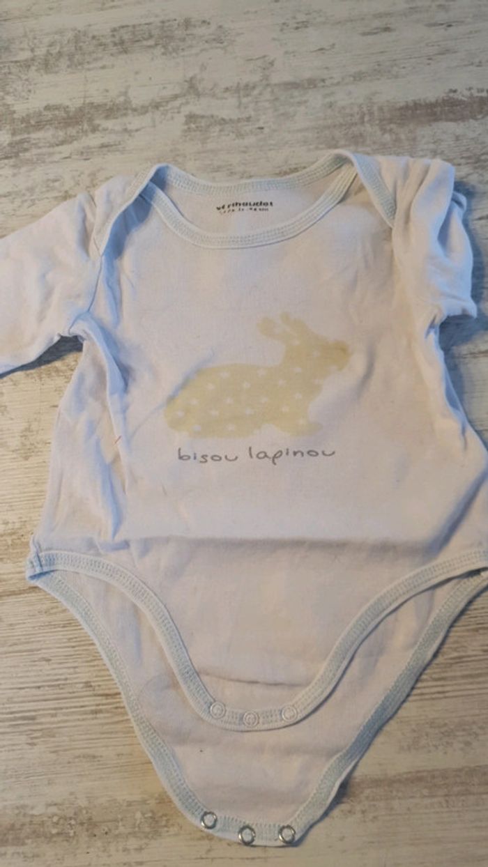 Lot de 12 bodies 12 mois