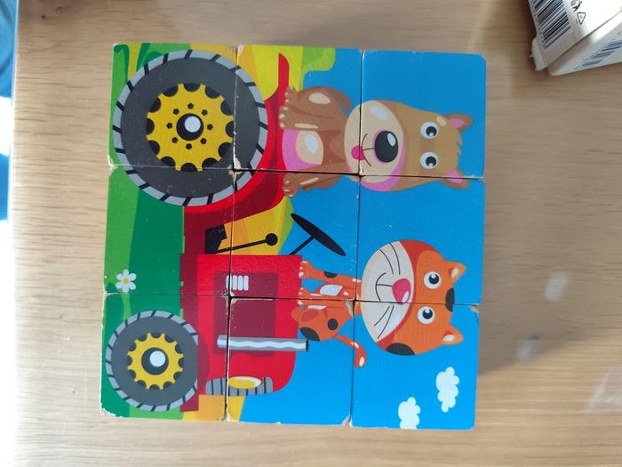 Puzzle cube bois - photo numéro 4