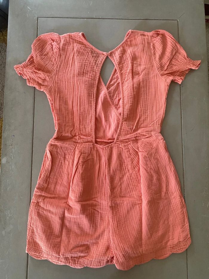 Combi short corail Kiabi Eco Conception en gaze de coton taille 38 - photo numéro 14