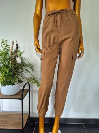 Pantalon Camel Femme Taille L/XL