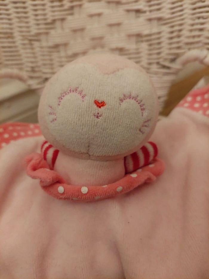 Doudou rond plat chat Amadeus les petits - photo numéro 2
