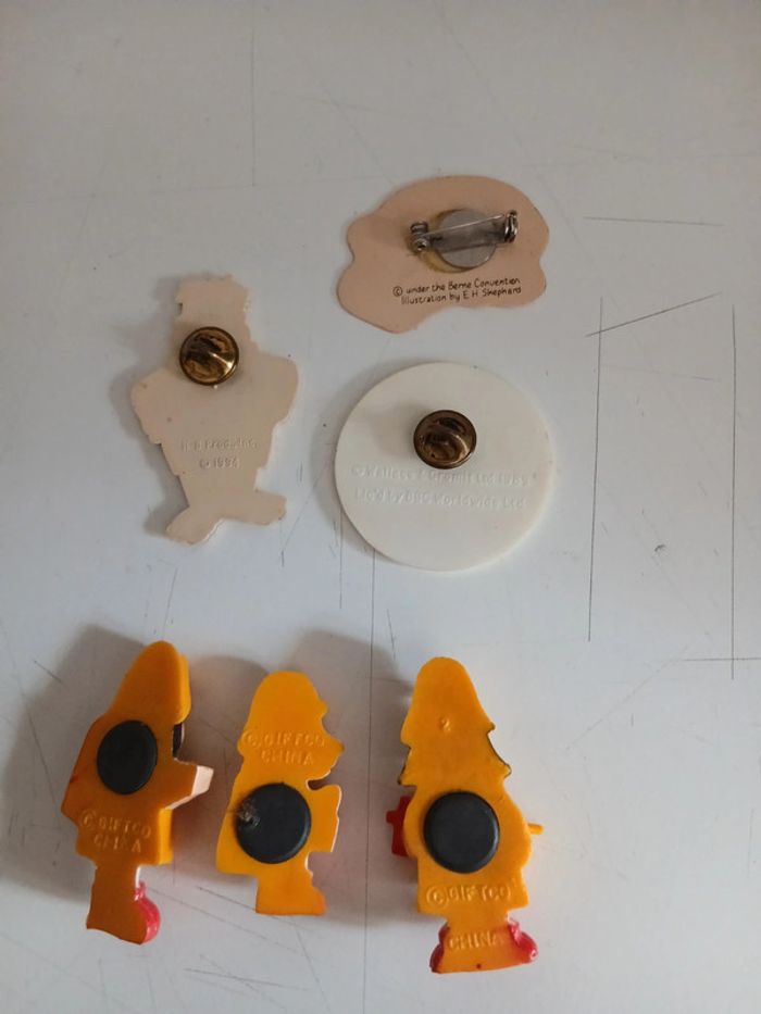 Lot pins et broches + aimants vintage - photo numéro 5