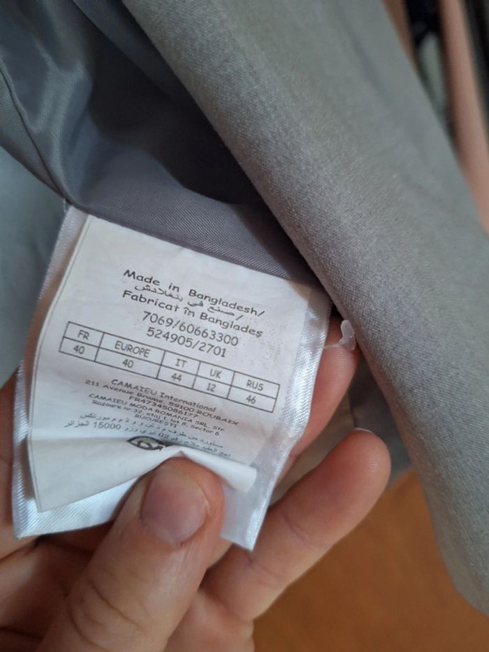 Blazer gris - photo numéro 3