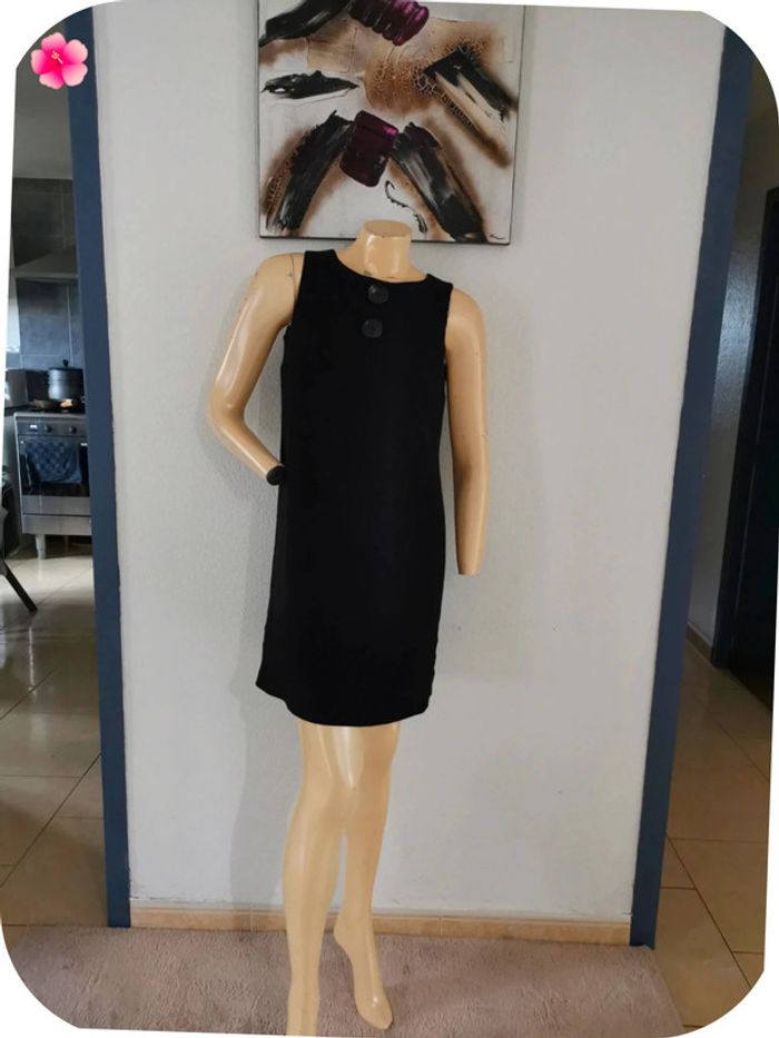 très belle robe taille 38 etam noir - photo numéro 3