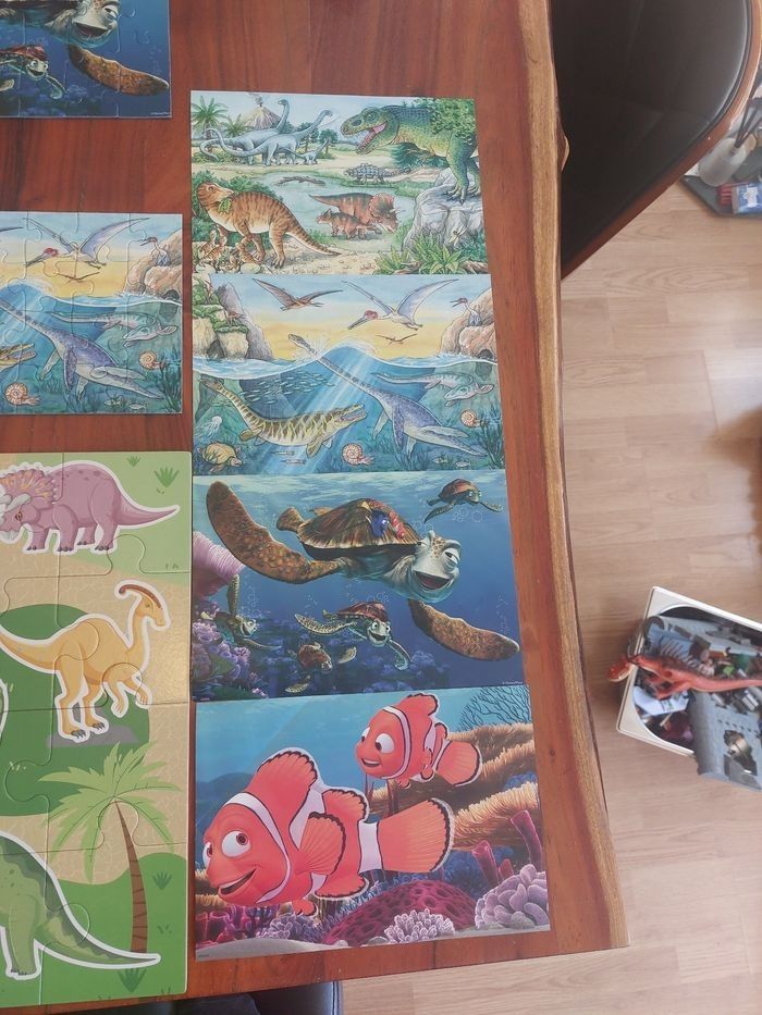 Puzzles 24 pièces "Dinosaures" et "Le monde de Némo" - photo numéro 8