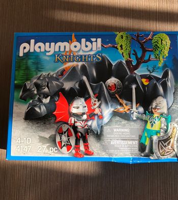 boite playmobil chevalier knights 4147 des 4/10 ans