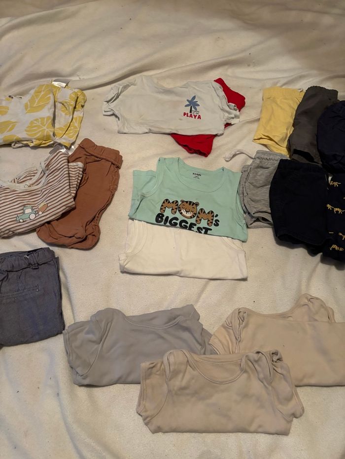 Lot vêtement garçon été 12-18 mois - photo numéro 2