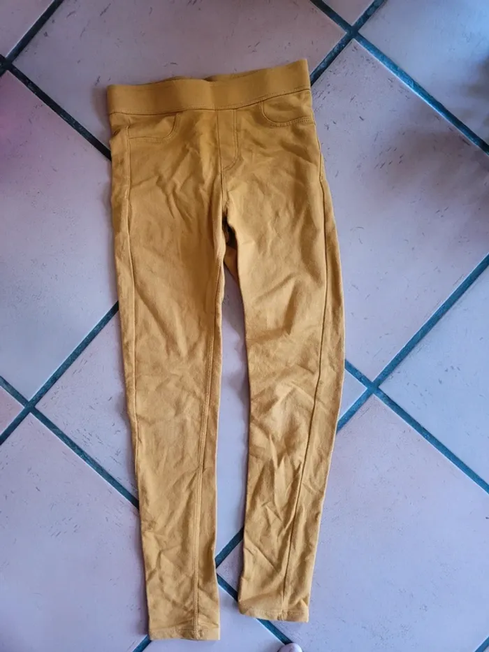 Legging tbe 10 ans moutarde okaidi