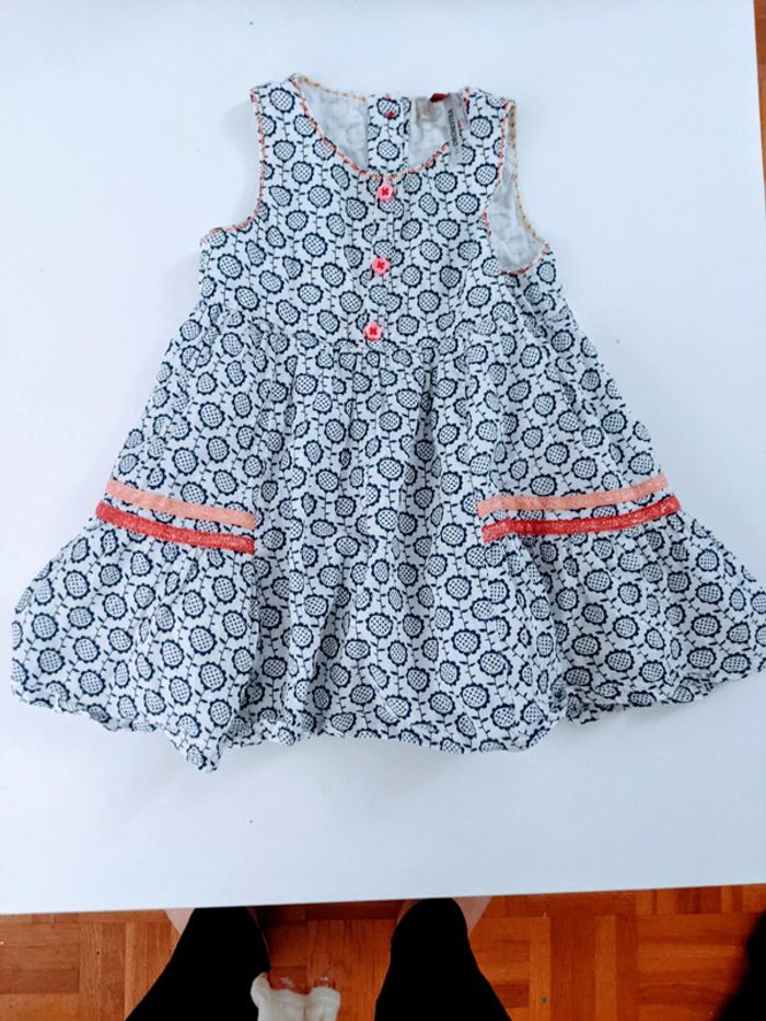 Ensemble robe gilet boléro tricoté maille Kenzo kids 9 mois 71 cm - photo numéro 5