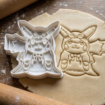 Emporte-pièce Pikachu Mimiqui, découpoir sablés et pâte à sucre inspiré Pokémon