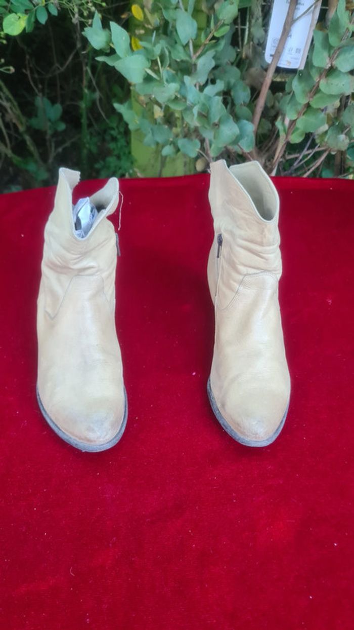 Bottine Myma 39 1/2 beige - photo numéro 6