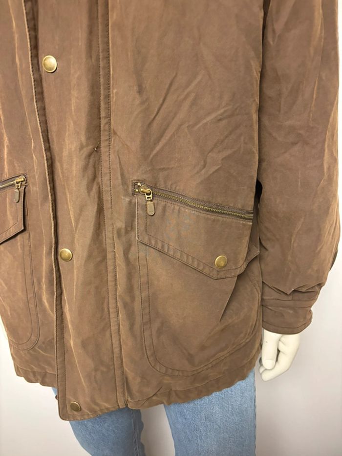 Parka homme Lacoste Sport taille 52 marron en excellent état - photo numéro 3