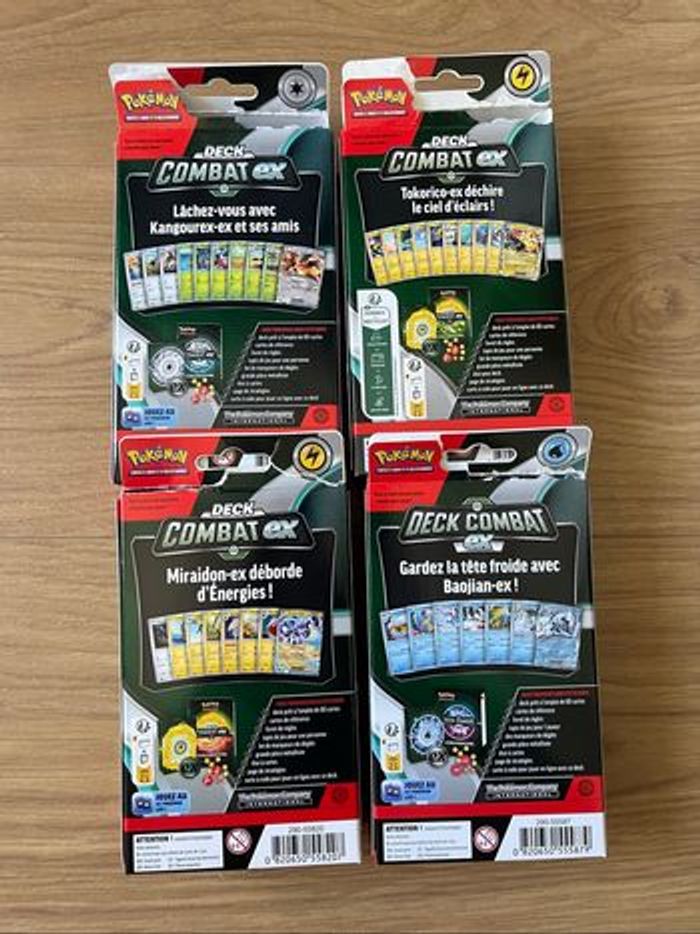 Deck combat Ex Pokémon Lot de 4 Kangourex - photo numéro 2