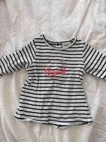 T-shirt marinière manches longues