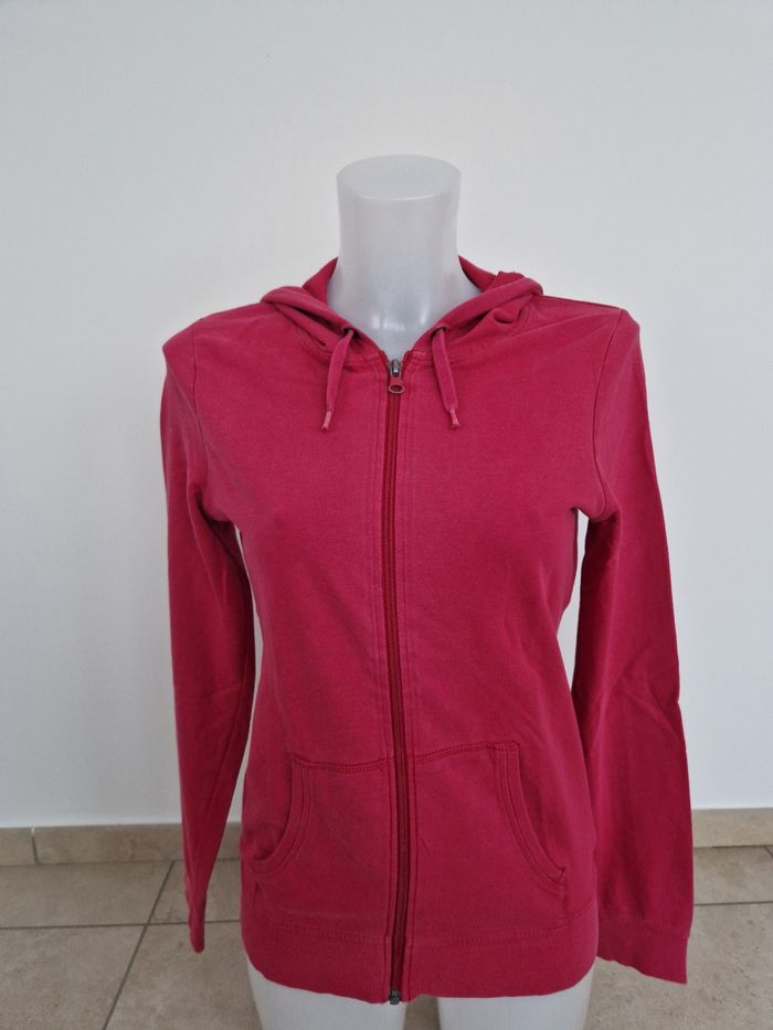 Sweat à capuche rouge Mim