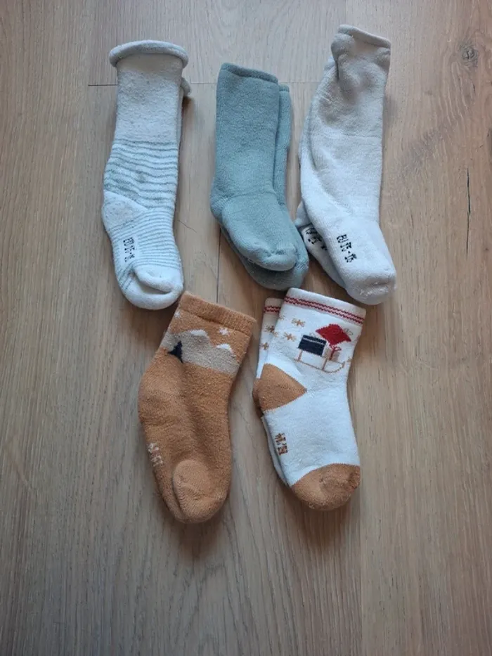 5 paires de chaussettes