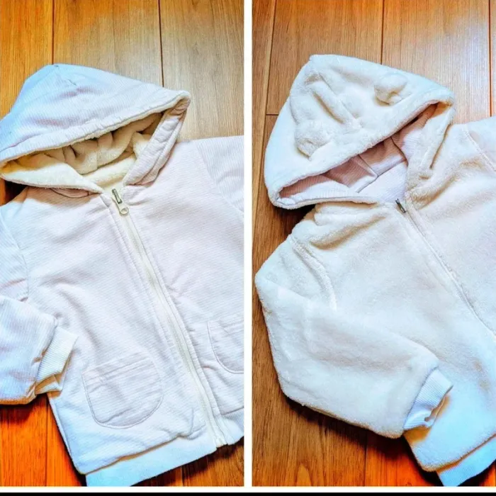 Veste polaire réversible oreilles