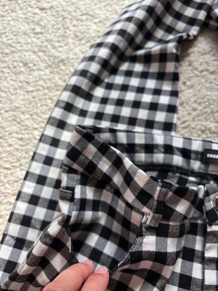 Pantalon à carreau noir et blanc taille 38/M neuf - photo numéro 5