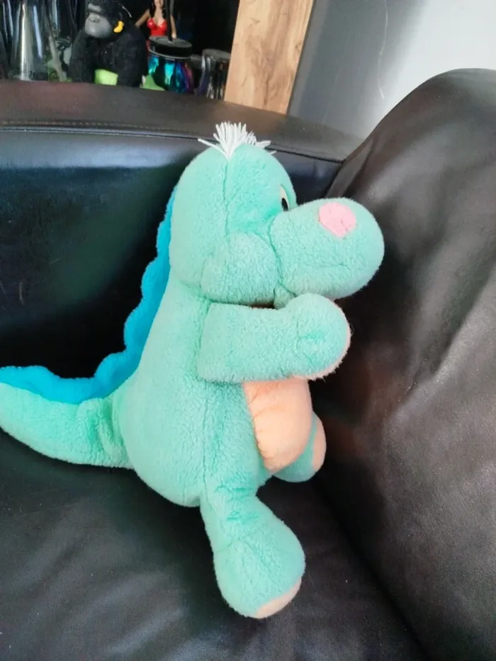 Grosse peluche dinosaure vintage - photo numéro 3