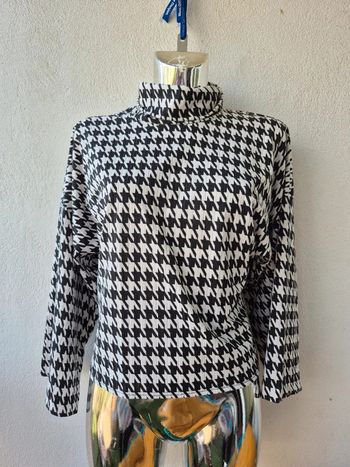 Haut motif pied de poule