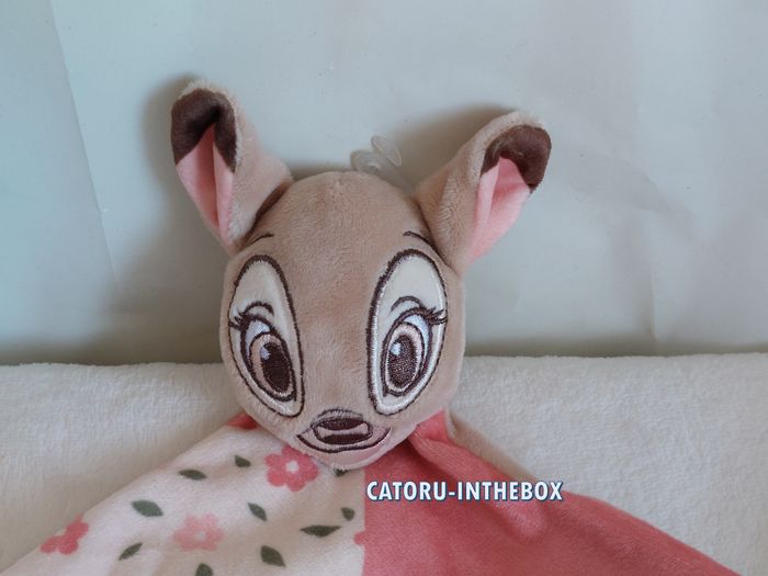 Doudou mouchoir plat / Comforter bébé Disney baby Bambi - photo numéro 2