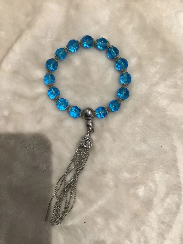 Beau bracelet bleu vintage - photo numéro 3