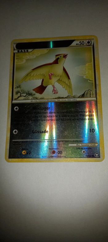 Carte pokémon roucool brillante