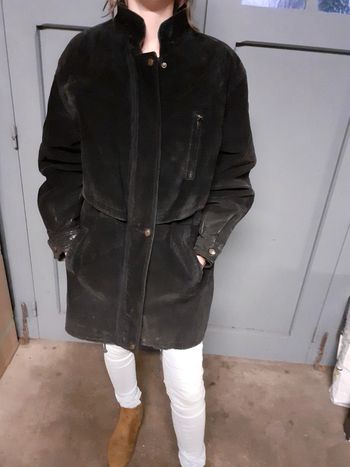 🏘Manteau veste imperméable T40 noir