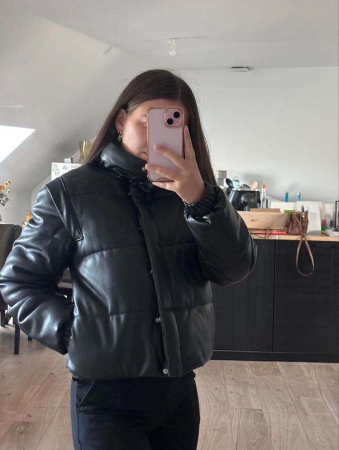 Doudoune similicuir - photo numéro 3