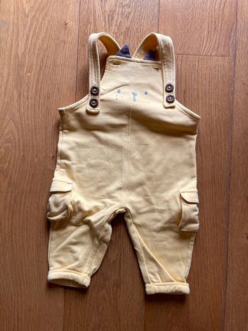 Salopette jaune TEX 6 mois