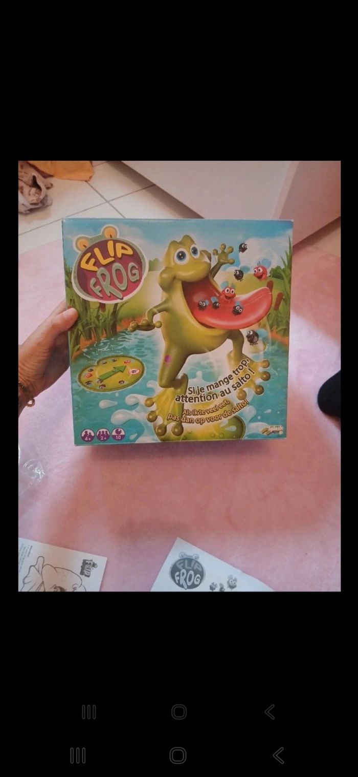 Flip frog jeu de société enfant