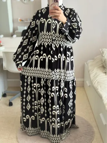 Robe longue noire