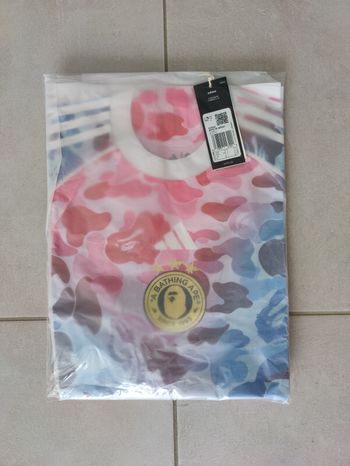 Bape x Adidas - Maillot de football Jersey T-shirt