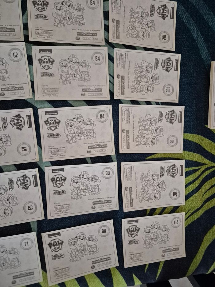 Lot stickers panini pat patrouille mission big truck - photo numéro 6