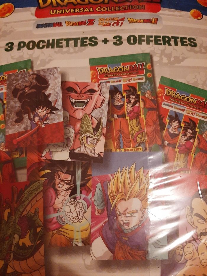 Lot 60 pochettes Panini Dragon Ball universal - photo numéro 3
