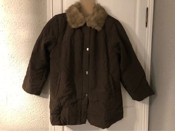 BB- Manteau 3/4 marron matelassé T 46-48 NEUF