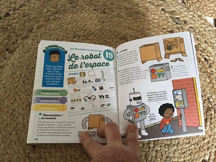 Livre copains déguisements jeux , apprends à créer plus de 20 déguisements - photo numéro 11