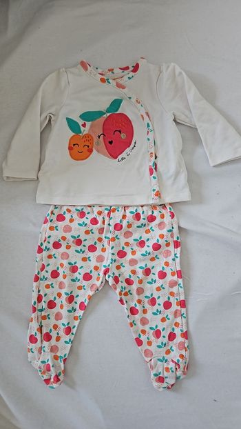 Pyjama 2 pièces Du Pareil Au Même 9 mois