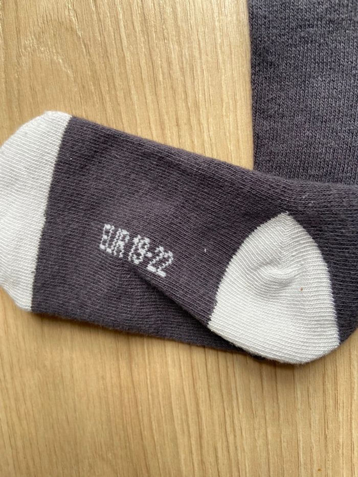 2 paires de collants neufs Kiabi 19-22 panda - photo numéro 3