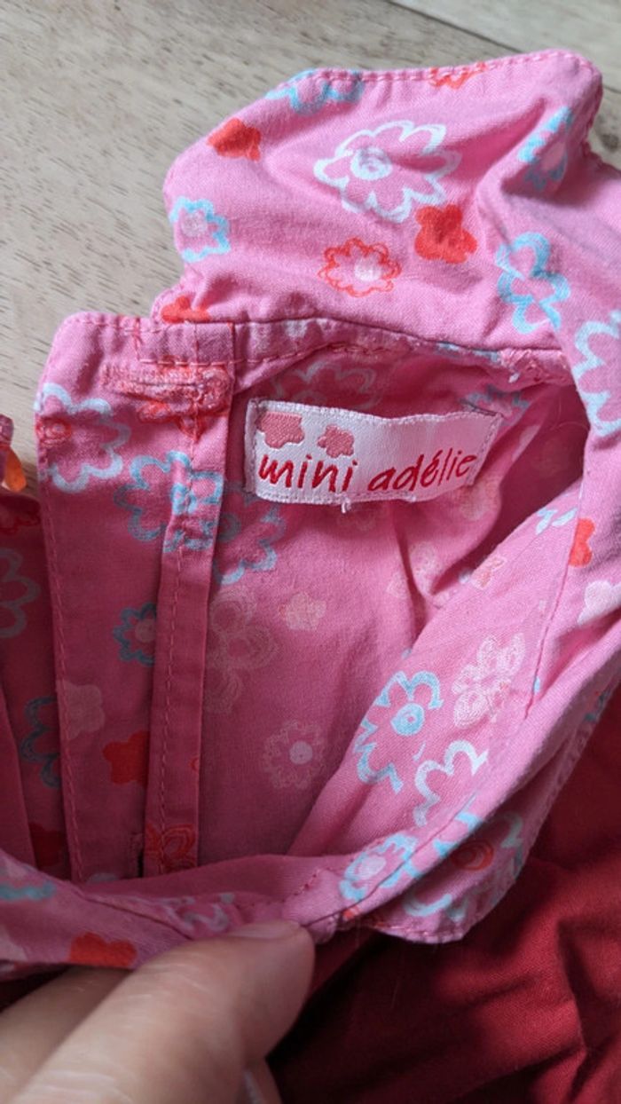 Combi-short effet robe rouge 18 Mois - photo numéro 6