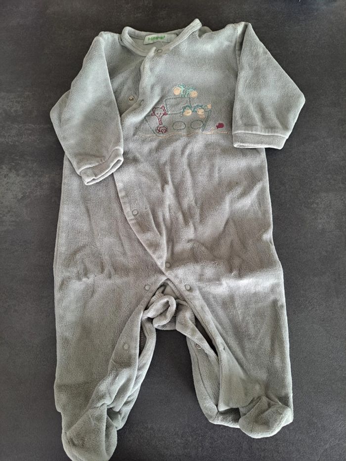 pyjama velours prémaman 12 mois