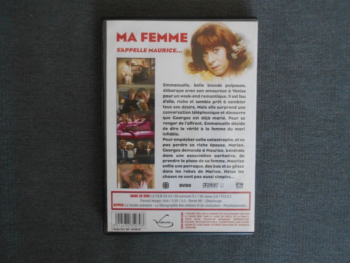 DVD: Ma femme s'appelle Maurice... - photo numéro 2