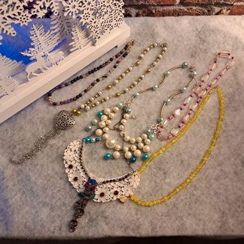 Lot de colliers multicolore Chic artisanale