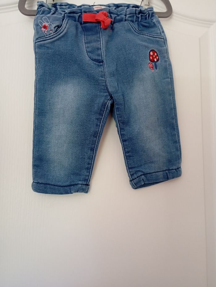 Jeans matelassé 6 mois